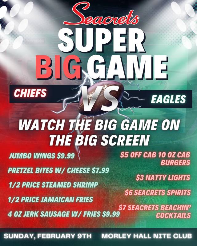 Seacrets Super bowl