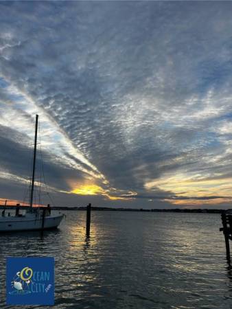 Sunset on bayside