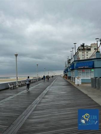wet boardwalk