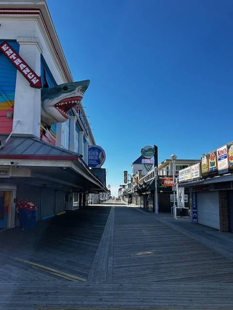 Boardwalk near the pier