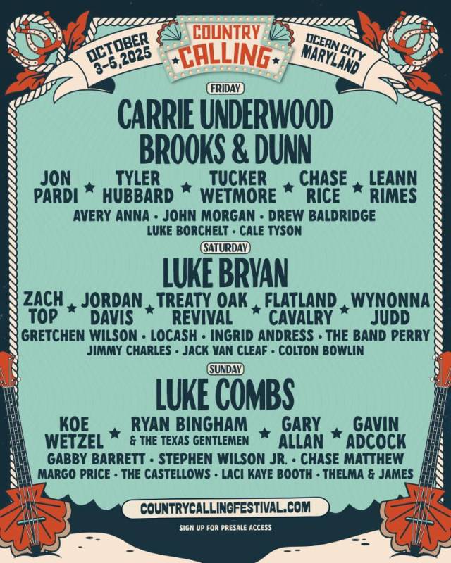 Country Calling line up 2025