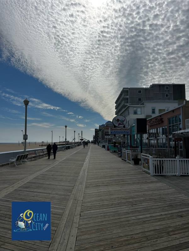 Cool clouds on the OC Boardwalk