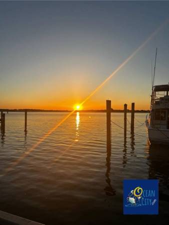 Ocean City sunset on bayside