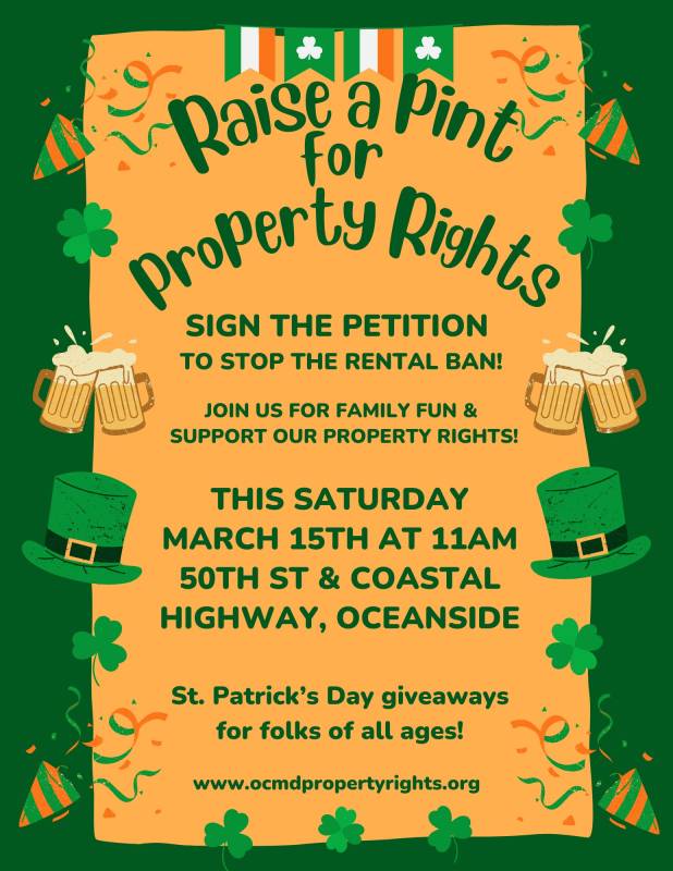 raise a pint for property rights