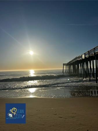 sunrise by OC fishing pier