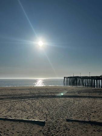 sunrise by the OC pier