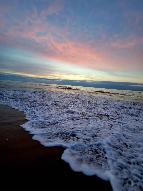 waves at sunrise in Ocean City - photo in the 2025 Best of Ocean City® Photo Contest.