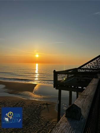 Rising sun from the OC fishing pier