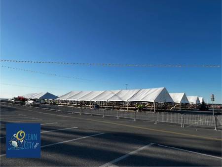 Springfest set up