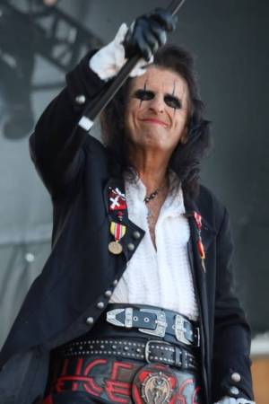 Alice Cooper on the Bolt stage