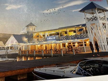 Angler restaurant renovation graphic