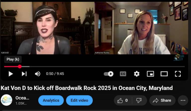 boardwalk rock, kat von d