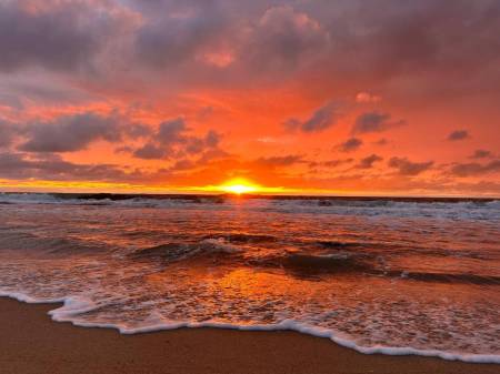dramatic sunrise in ocean city - Best of Ocean City® photo contest
