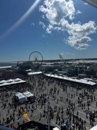 view from Ferris wheel