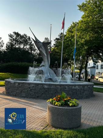 White Marlin water feature