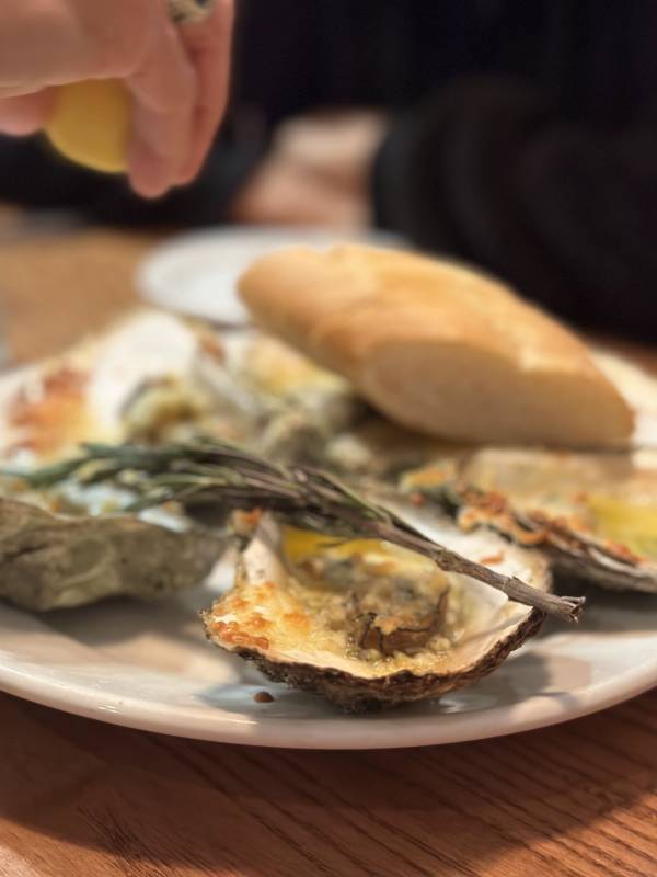 roasted oysters - the best seafood in maryland