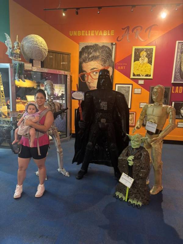 photo friday Alexis Rose Marx Baby’s first trip to Ripley’s!