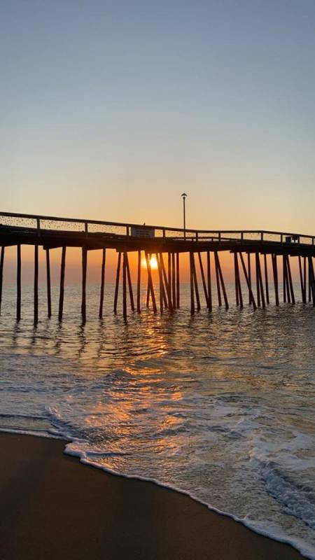 photo friday sunrise pier