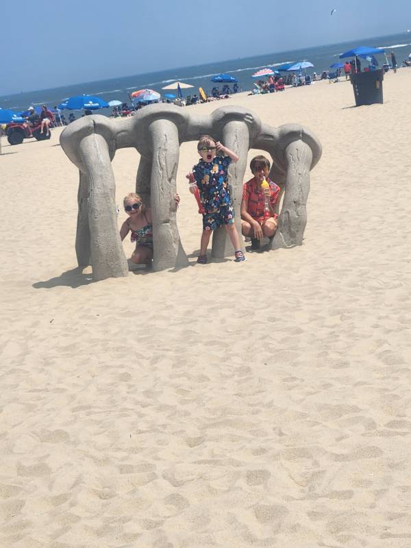 photo friday kids on beach