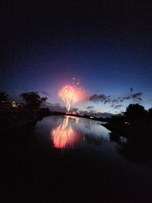photo friday fireworks Northside Park