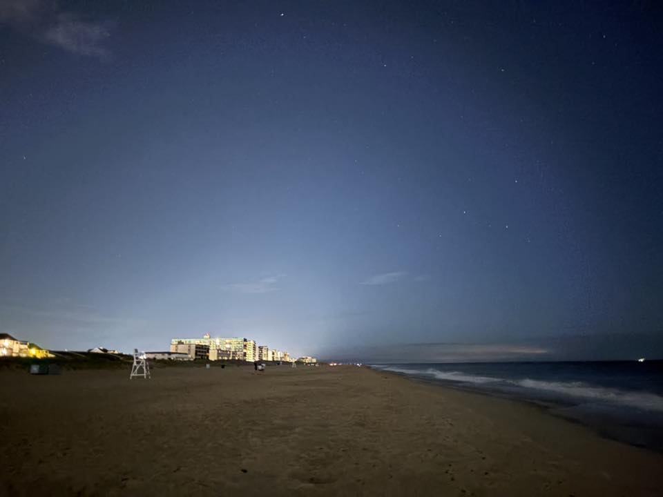 photo friday night time on beach