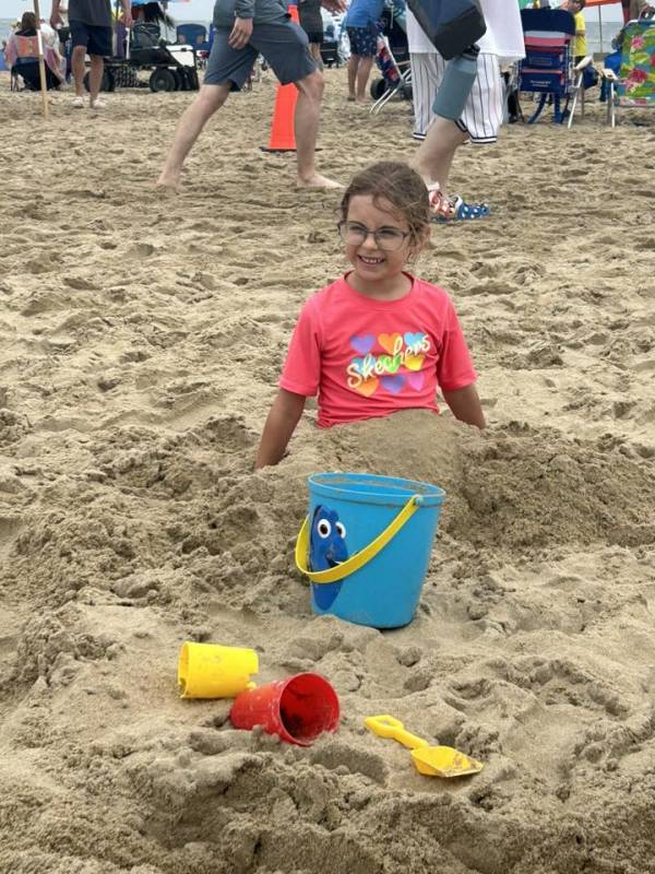 Photo friday girl on beach