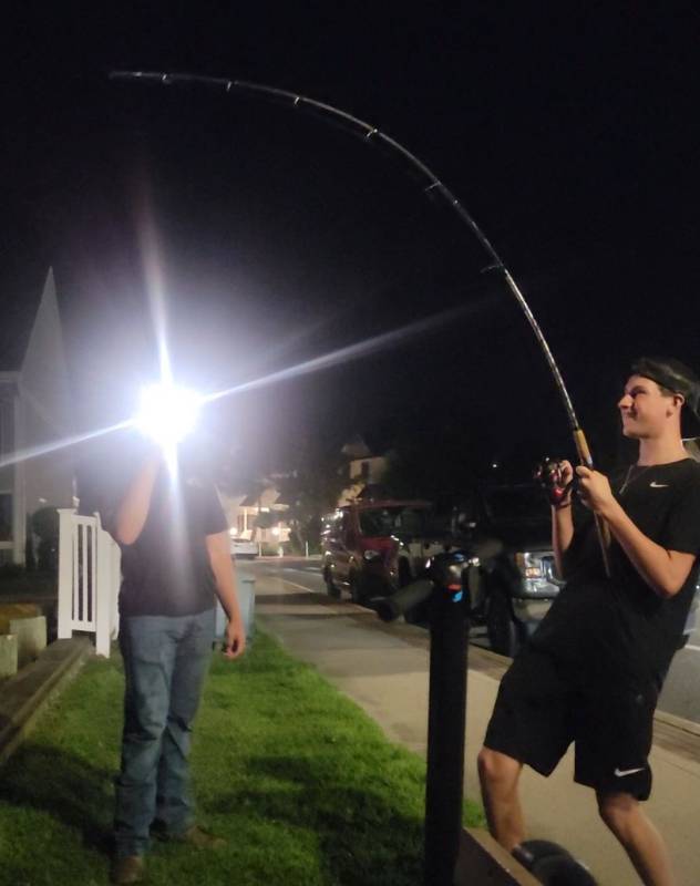 photo friday Katie Wachter Reelin' it in..Bayside edition.