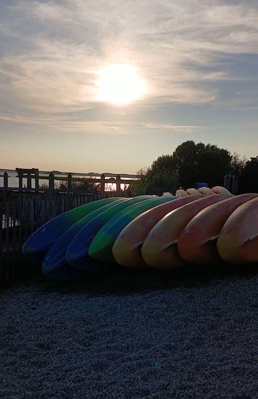 photo friday Michele Goodman Northside Park....Sun setting on a beautiful day for kayaking...