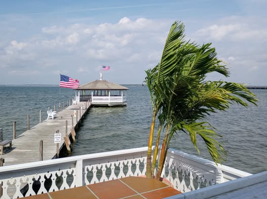 photo Friday Ron Peeples The wind is cooling the bay at Fager's Island during the WineFest on 4:26:2025.