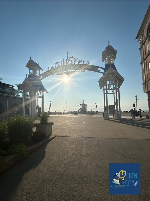 Sunrise through the arch