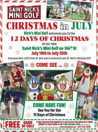 St Nick's Mini Golf Ocean City Md