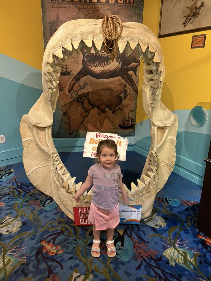 Photo friday Amber Yashinsky Buehler Her first trip to Ripley’s!