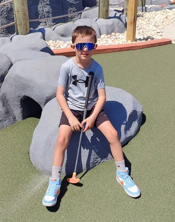 Photo Friday Ashley Tock Fin loves mini golf!