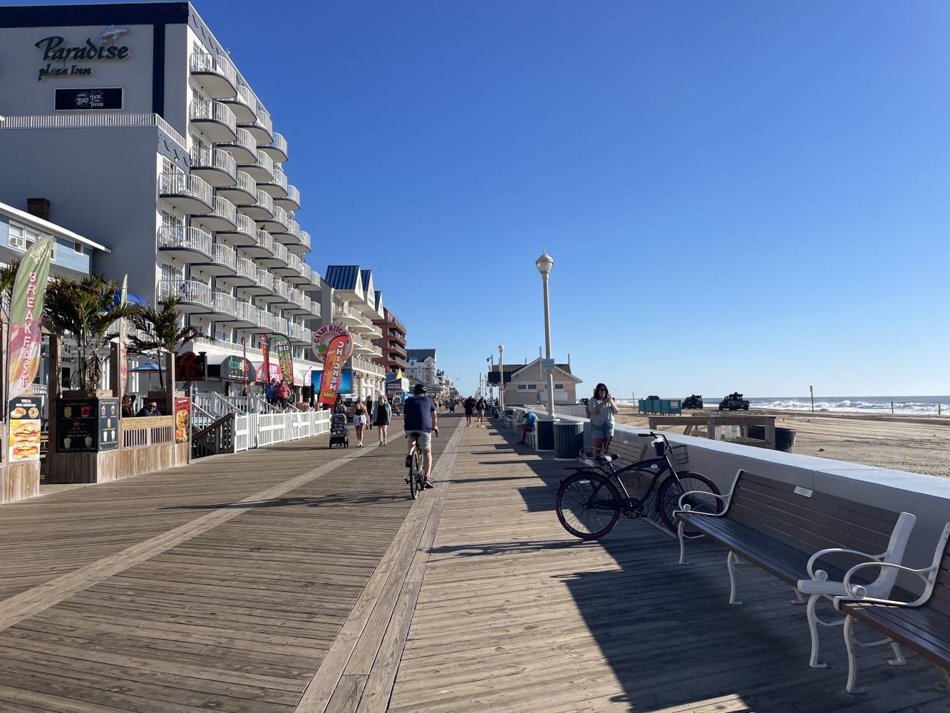 Enjoying the Boardwalk this morning