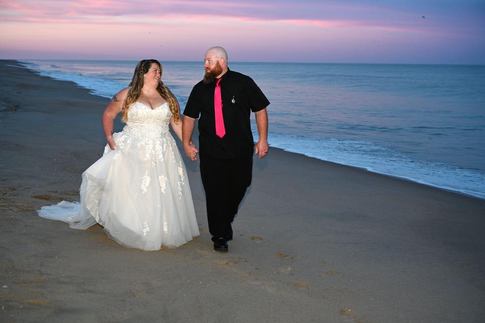 photo Friday Dawn Marie My husband and I after we got married on 142nd street at sunset