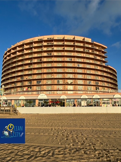 Grand Hotel in morning sunrise