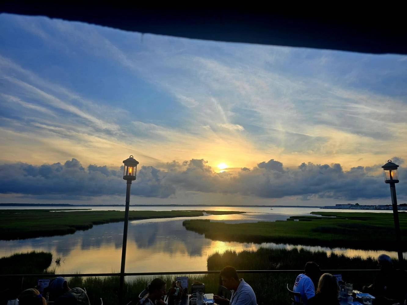 photo Friday Jared Armington The view from the deck at ropewalk...was my first time there on 7:12:25...the food is insane and well so are the view's