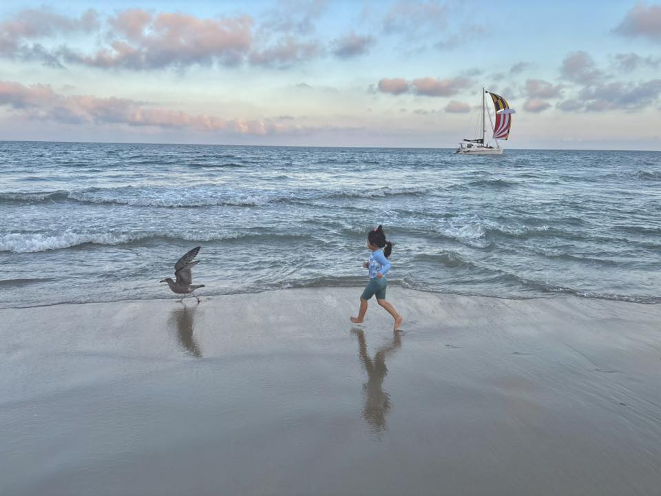 Photo friday Julissa Montecino Miller Chasing seagulls by the waves in Ocean City—pure summer magic.