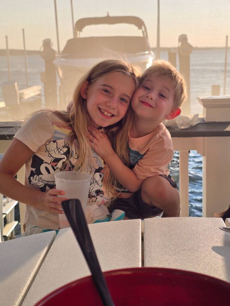 Photo Friday Karen Beardsley Bay life with the grandkids ❤️