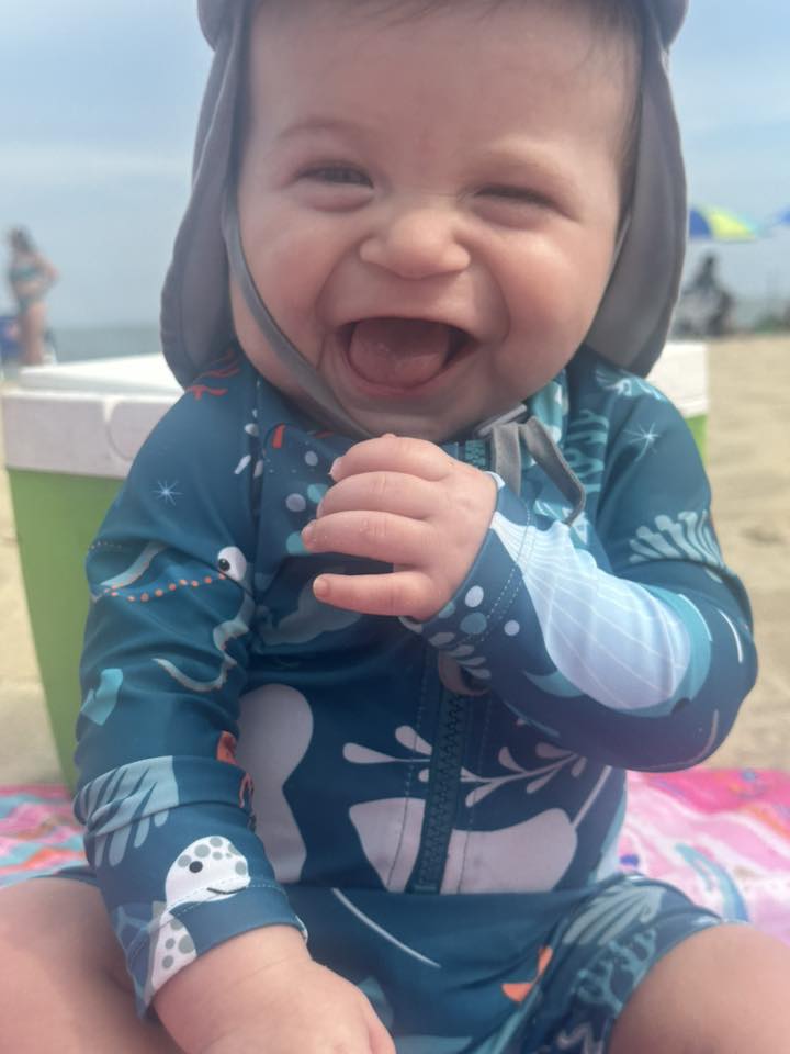 Photo Friday Mariah Jade Brooks enjoyed his first trip to Ocean City MD. He loved to eat the sand.