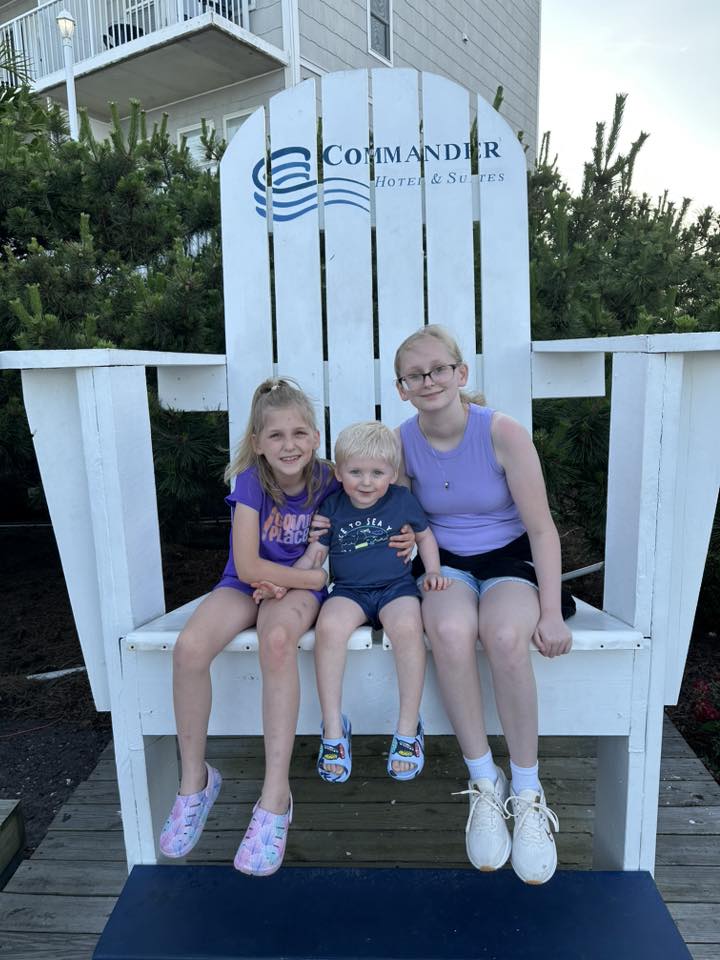 photo Friday Stephanie Trowbridge Yearly Brother and Sister’s Picture..they love Ocean City