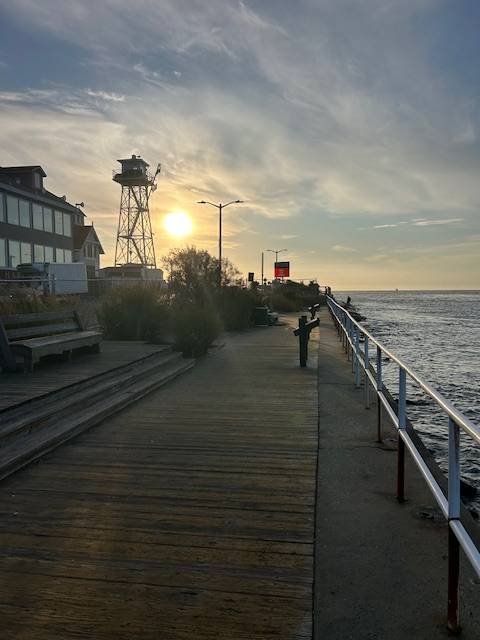 Sunrise at the OC inlet