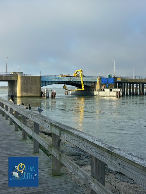 Work on the Route 50 Bridge