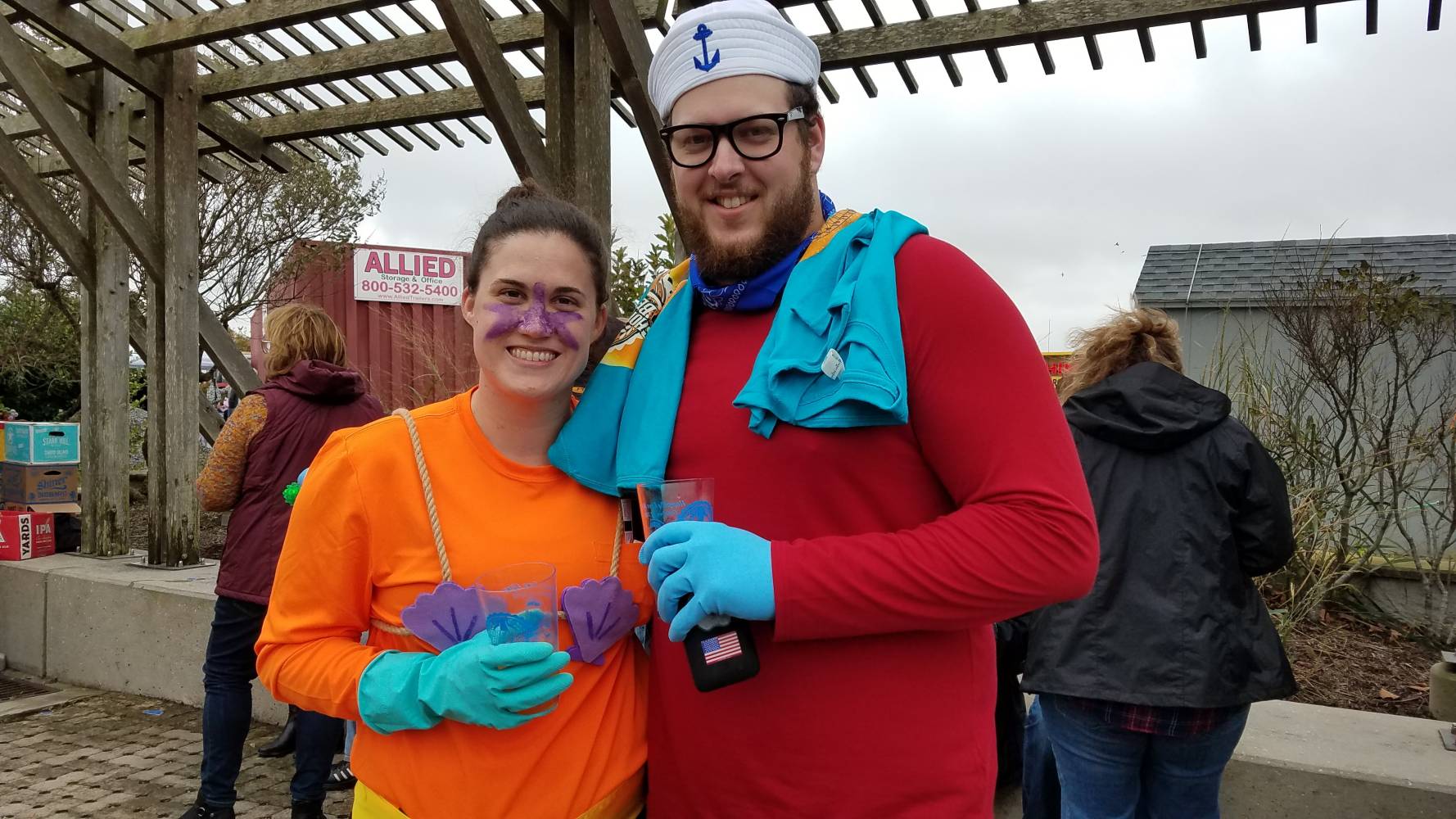 Dressing up for Octoberfest