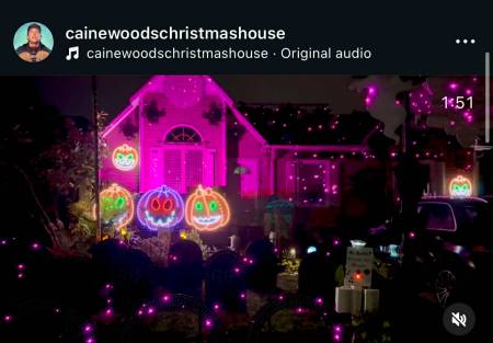caine woods christmas halloween house ocean city md