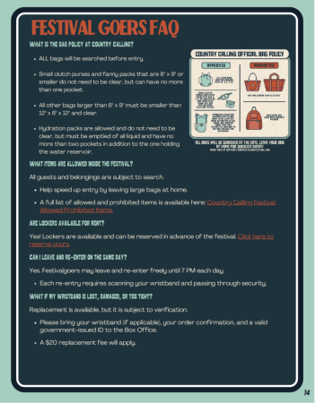 Country Calling 2025 - Attendees FAQ