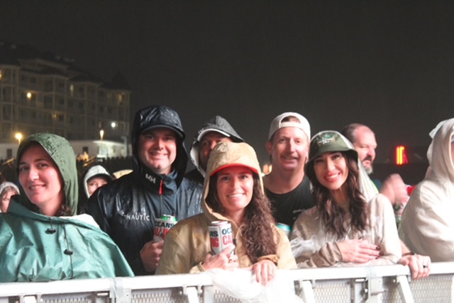 Oceans Calling fans on a wet Saturday