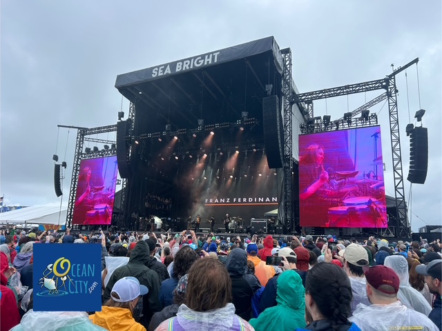 Sea Bright stage with Franz Ferdinan