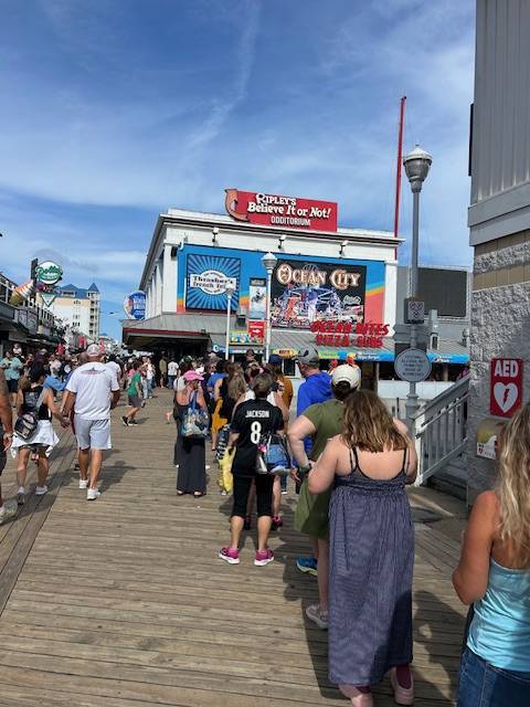 Thrasher Fries line during event