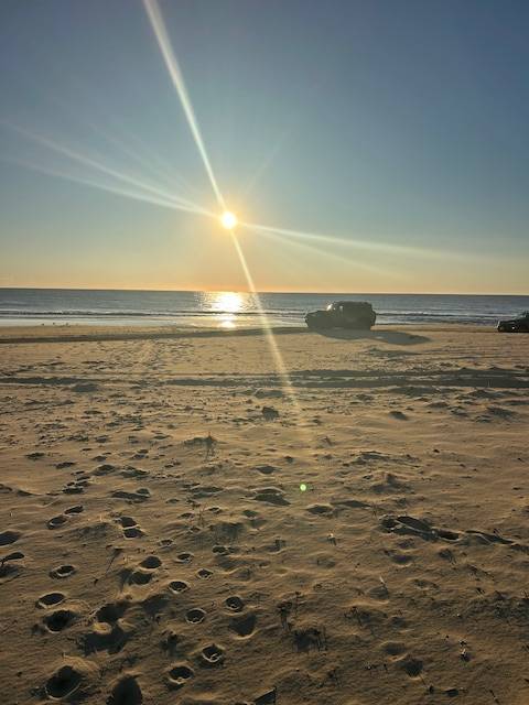 Bronco Beach Bash with sunrise